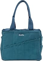 Vista 8 de Bolsa de estudio Soolla: Bolsa para almacenamiento de suministros de arte y herramientas de cerámica, bolsa de manualidades lavable, organizador