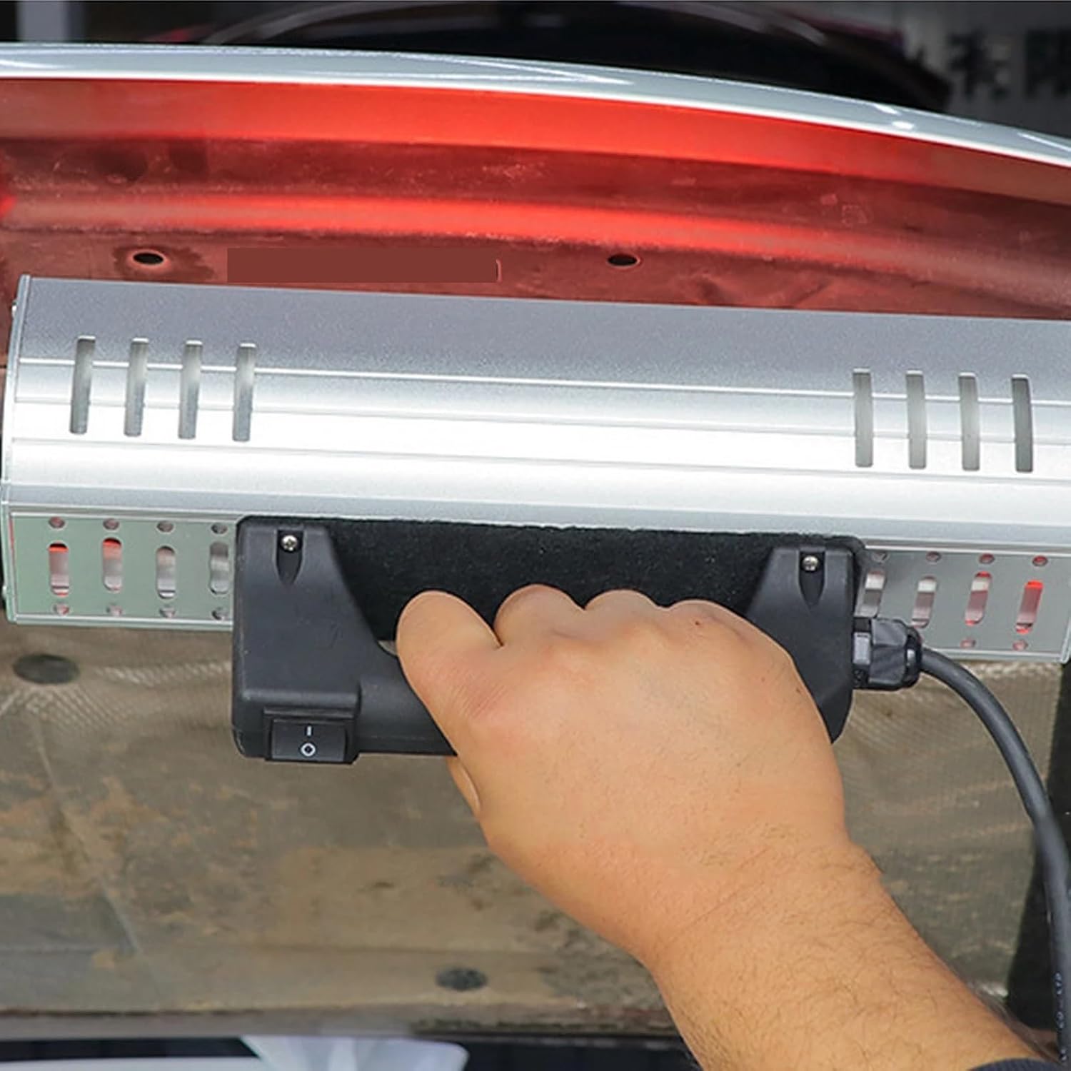 Paint Curing Lamp, Portable Infrared Curing Lamp Paint Short Wave Drying Car Body Repair Tool Dryer,for Bodywork Paint Drying