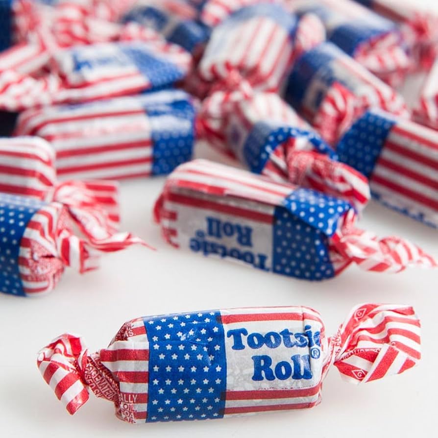 USA看板　TOOTSIE ROLLS USA看板 TOOTSIE ROLLS Tootsie Roll® USA Flag Midgees