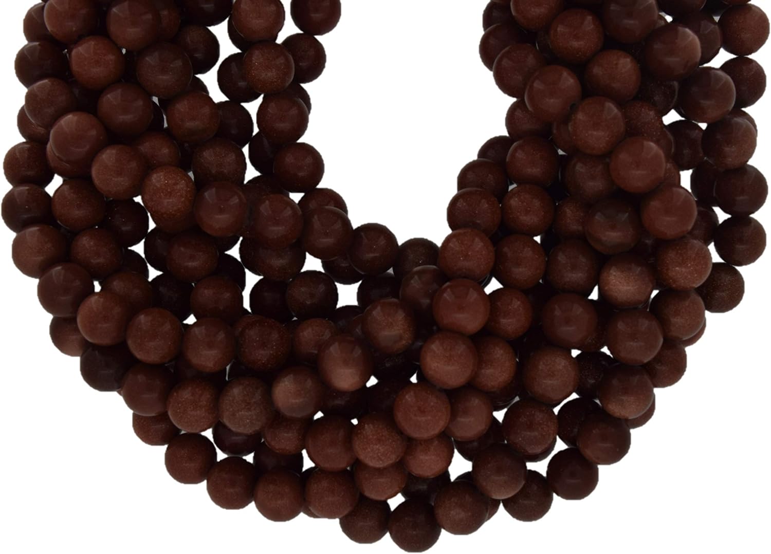 Golden Sunstone Plain Round Shape Gemstone Beads for Jewelry Making, Jewelry Supplies, Sunstone Beads 10mm Size, 1 Strand Each of 16" Length