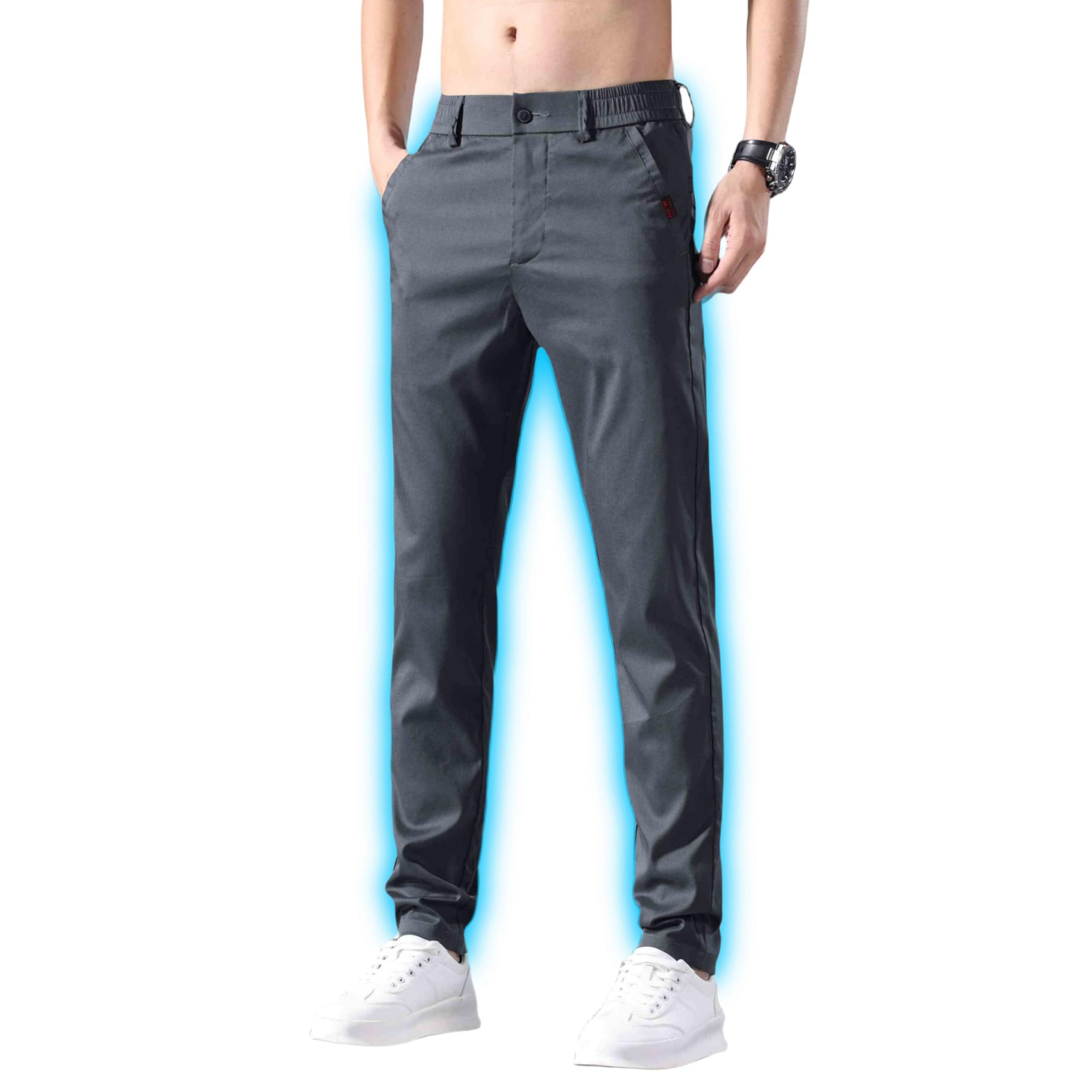 Amazon | [jecjec] 接触冷感 チノパン メンズ 超伸縮 チノパンツ