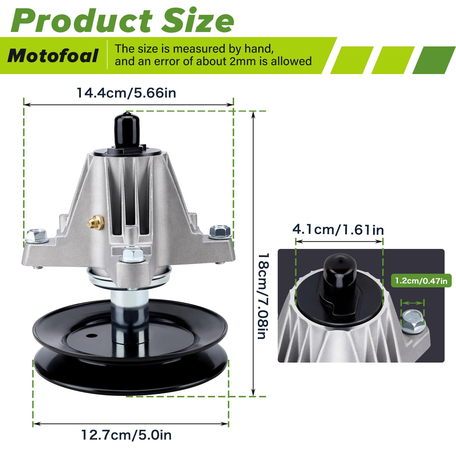 Amazon.com : 618P09256 Deck Spindle Compatible with Cub Cadet ZT1