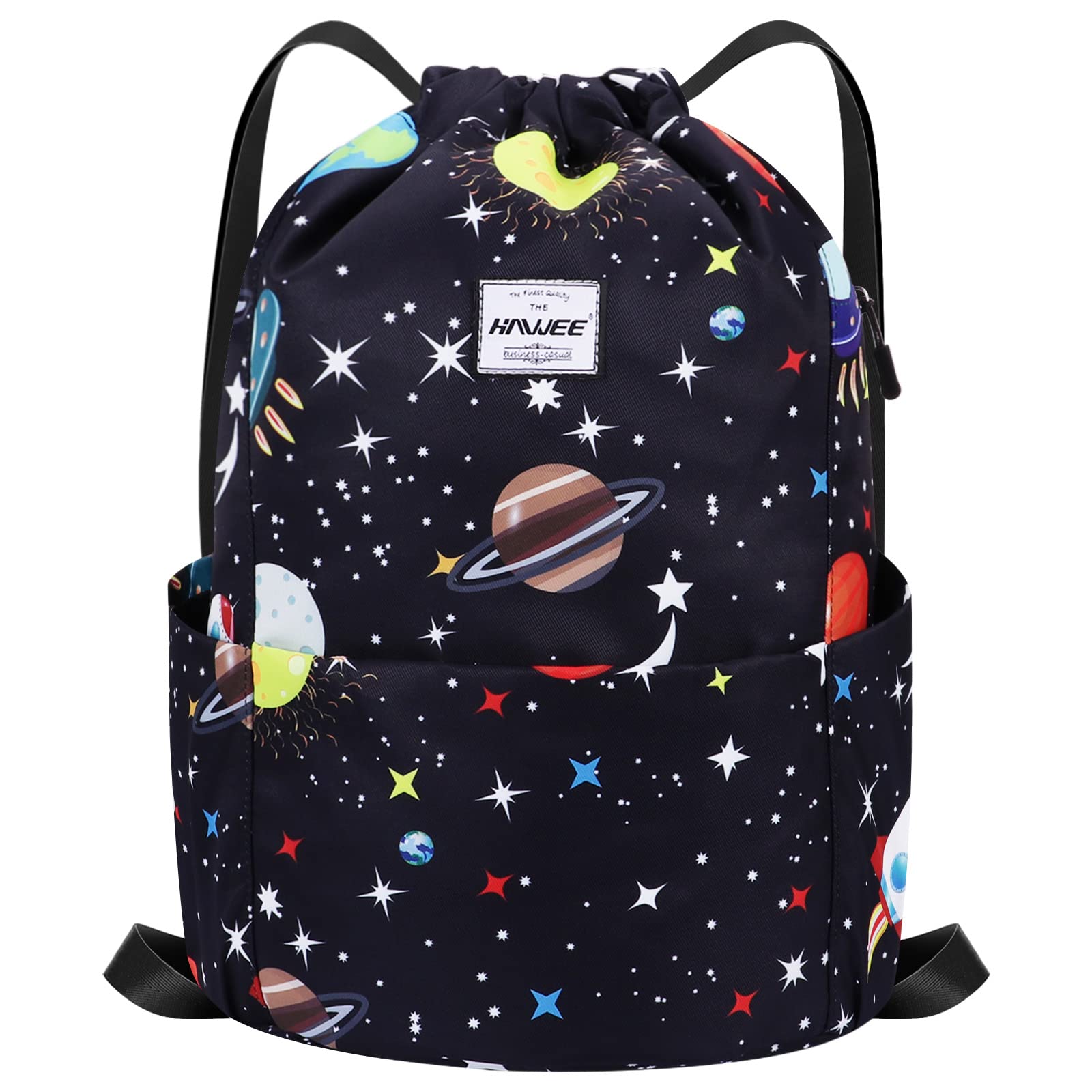 Impermeable Casual Mochila con Cordón Grande Deporte Bolso de Gimnasia Mochila de Cuerda Unisex para Mujer Hombre Vida Cotidiana Aire Libre Yoga Escuela Playa Nadar — view 51