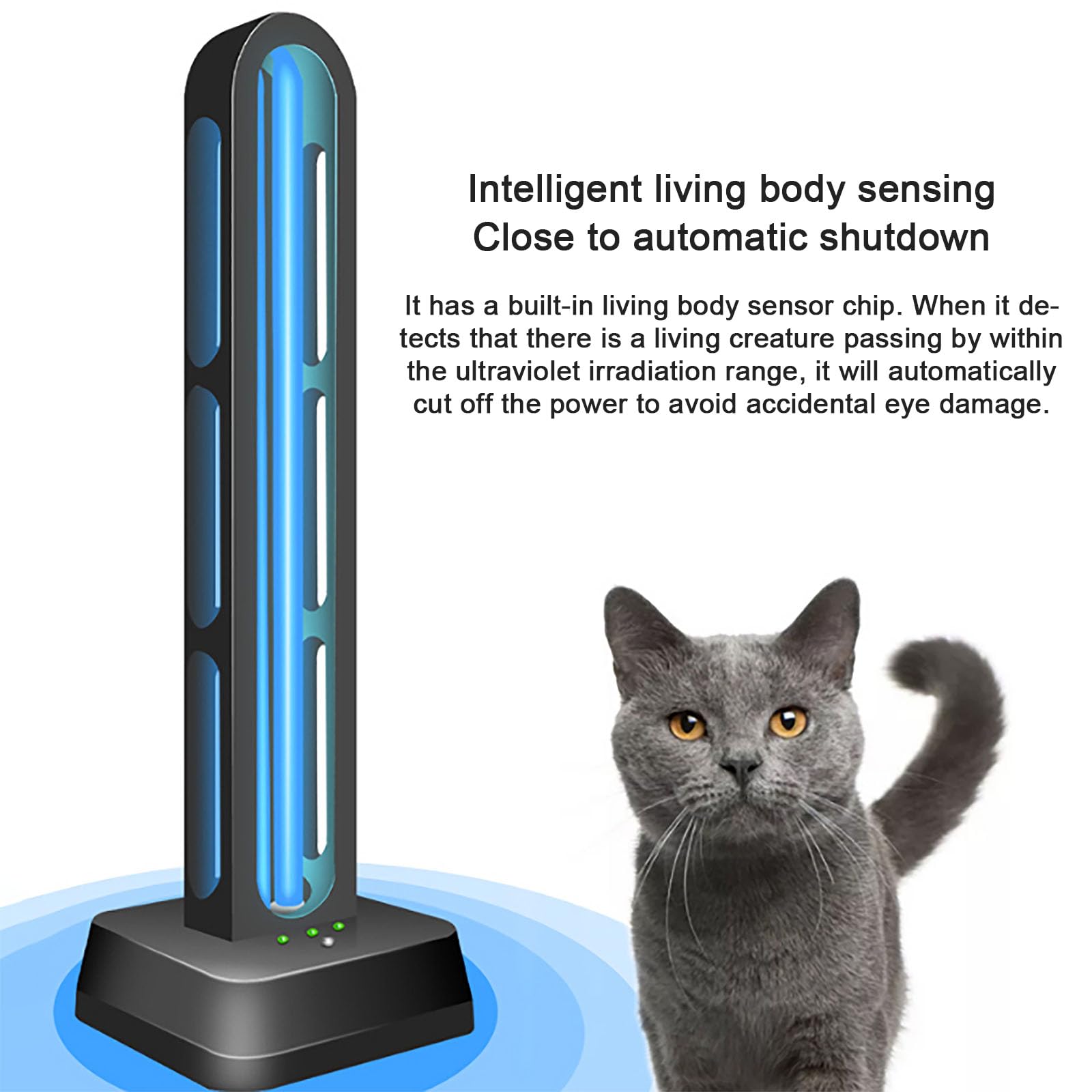 Esterilizador de desinfección con temporizador de control remoto germicida UVC, mata el moho, los ácaros del polvo, las bacterias y los virus - Luz UV de 39 W 220 V