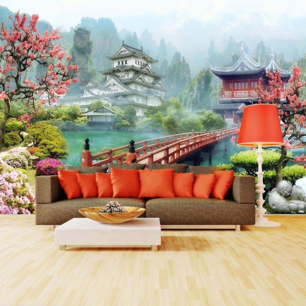 Papier peint 3d paysage chinois mural salon décoration chambre 250x175