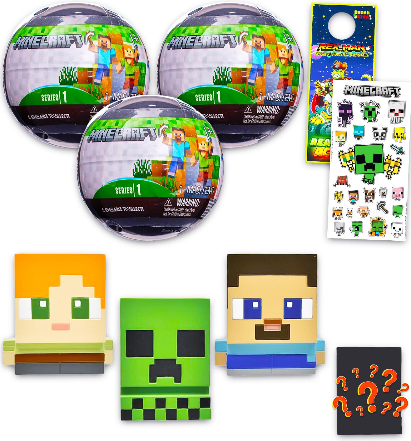 Amazon.co.jp: Minecraft ブラインドボールパーティー記念品 - Mash