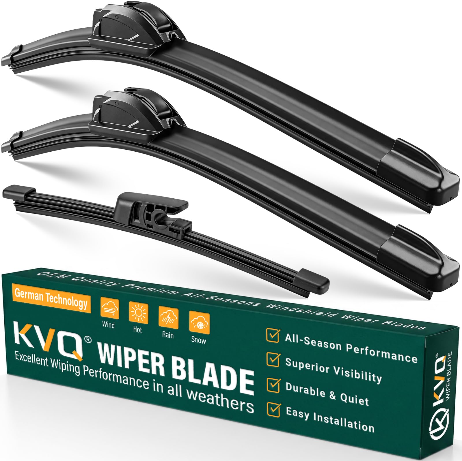 Windshield Wiper Blades Replacement for Hyundai Veloster 2012-2016 2017