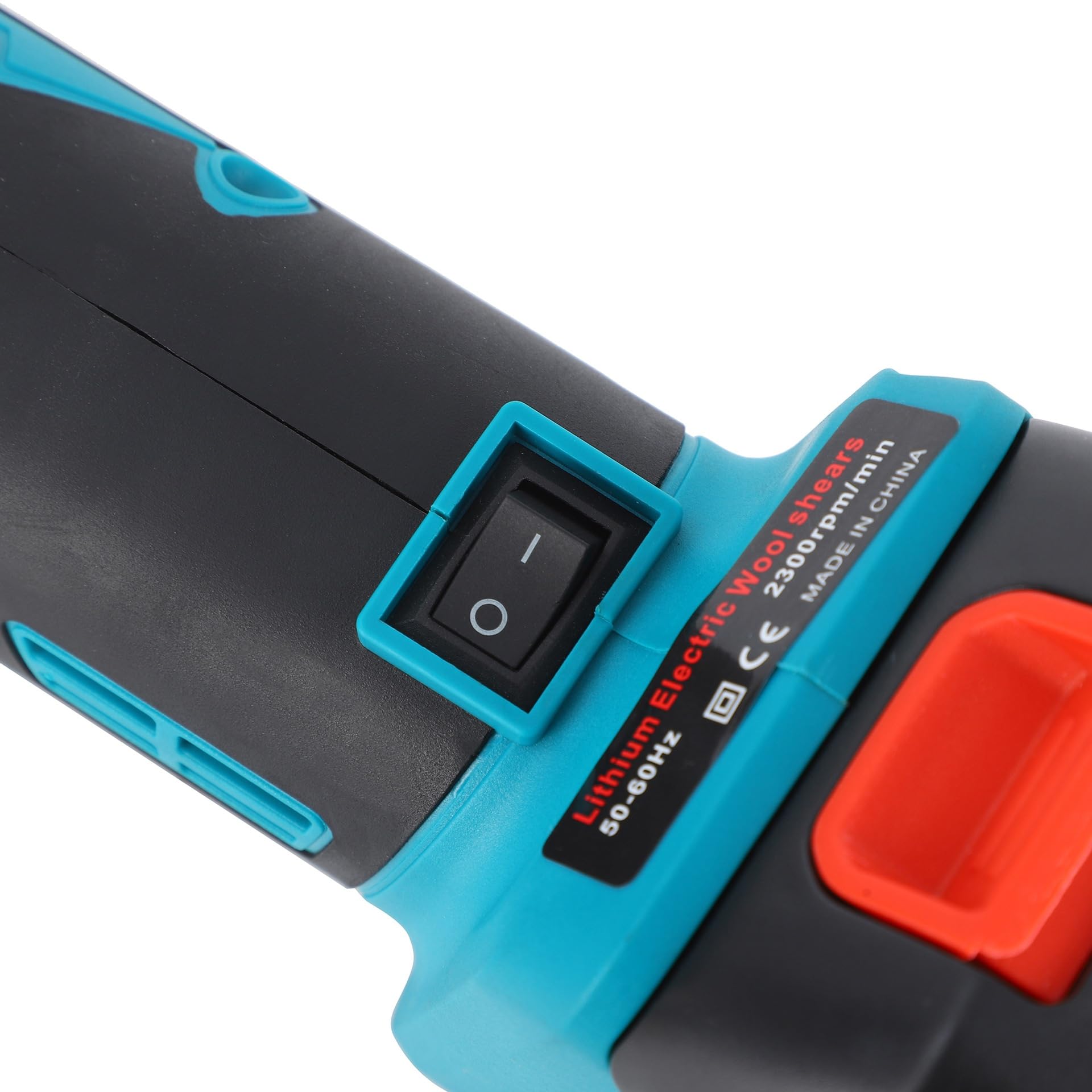 Cesoie for pecore a batteria, 2800 giri/min, forbici elettriche for lana a 6 velocità, lame in acciaio da 9/13 denti, strumento di tosatura a batteria for pecore e vite 13 denti