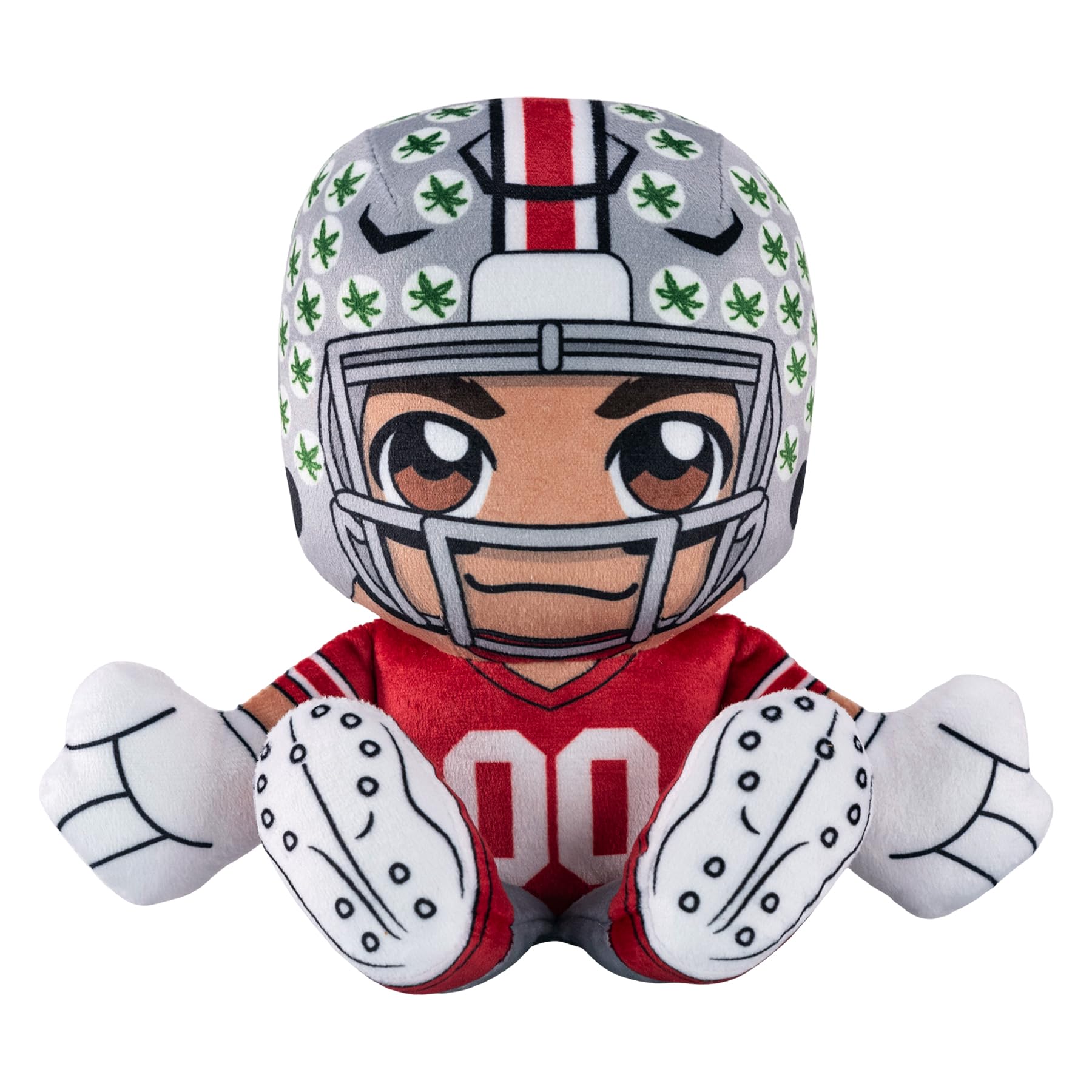 Bleacher Creatures Ohio State Buckeyes Football Player 8" Kuricha Sitting Plush - Soft Chibi Inspired Player