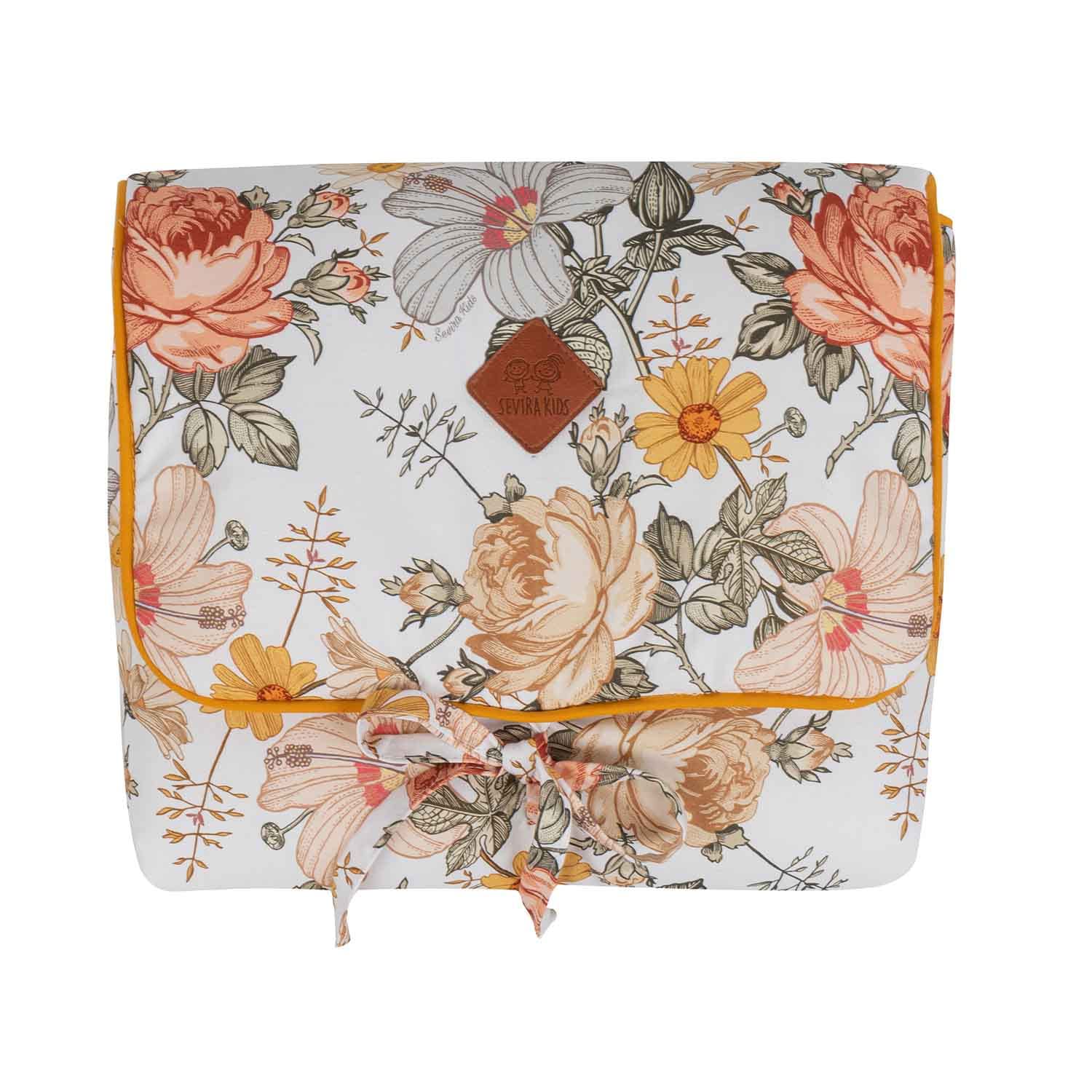 SEVIRA KIDS | Tapis à langer nomade, Néo Vintage - 75 x 48 cm - Made in France