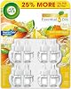 Air Wick Bright Citrus Splash Essential Scented Oils, 8 Refill Bottles