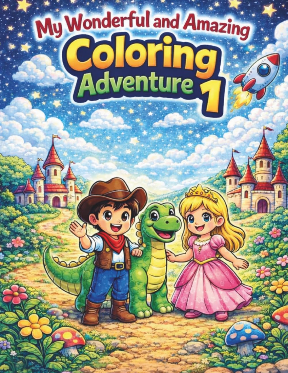My Wonderful and Amazing Coloring Adventure: Fun and Easy Pages for Kids Ages 3–8
