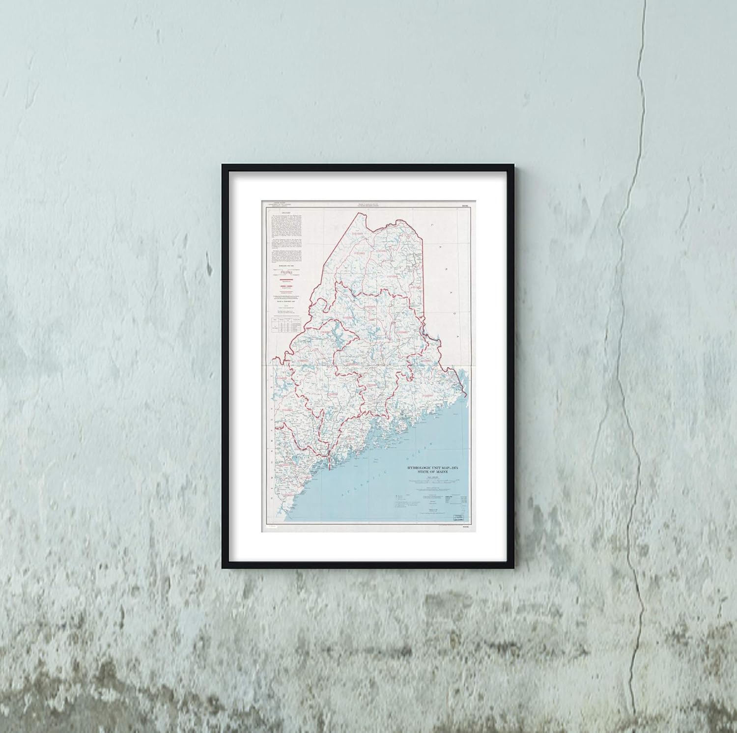 1974 Map Title Hydrologic Unit - 71gwlFKluFL. SL1500