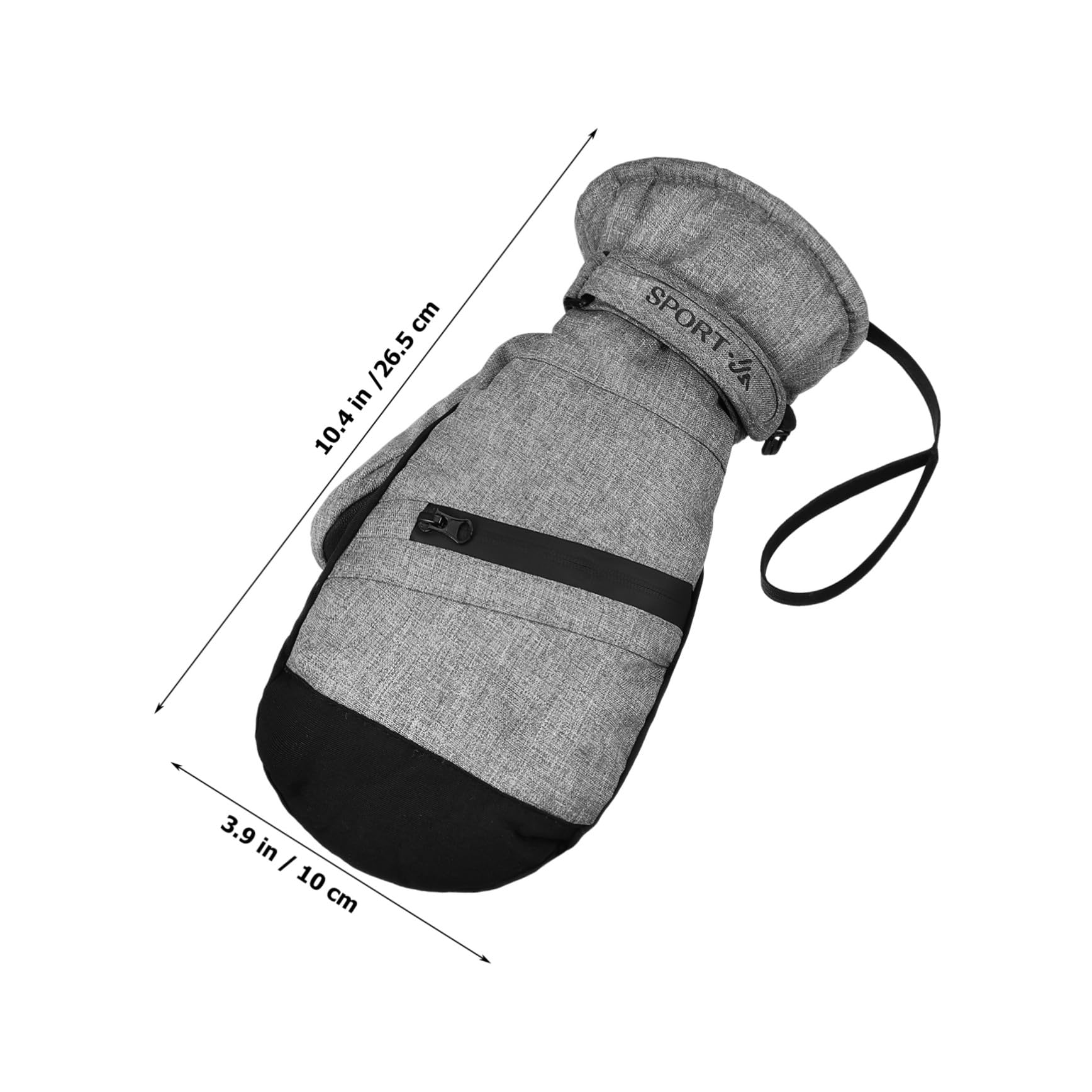 VICASKY Moufles de Ski D’Hiver XL, 1 Paire, Imperméables et Coupe-Vent