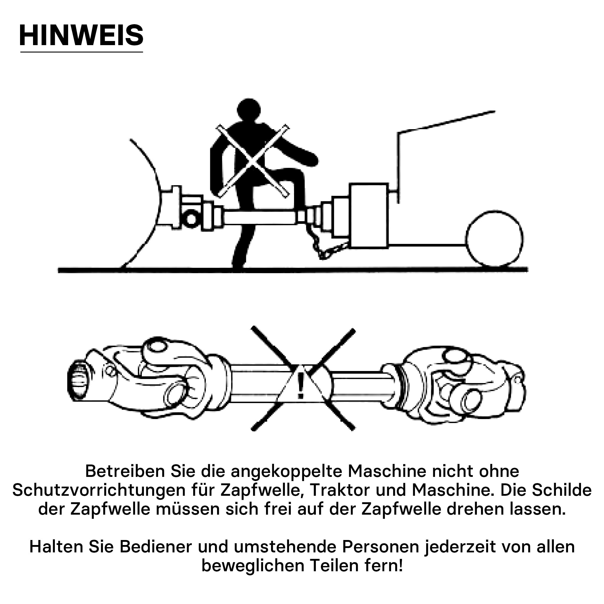 Wiltec Zapfwelle T6 Gelenkwelle 1010-1111mm 830Nm 540U/min, PTO-Shaft, 74kW (100PS), 2X 1 3/8" 6 Zähne