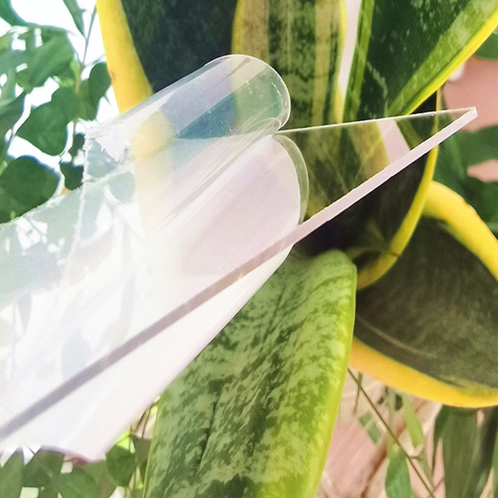 CABINE Transparente Kunststoff-Ersatzfolie Für Schuppen, Regenfeste Isolierung, Transparente Polycarbonat-Platte/3.0Mm/20 * 50Cm
