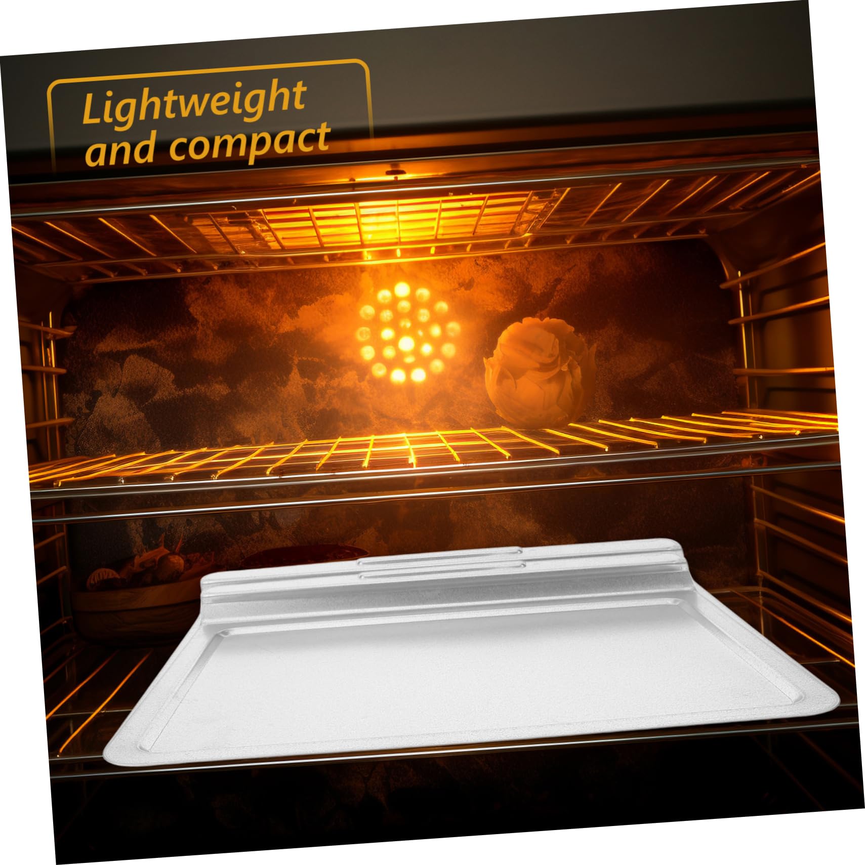 CONGARTENO Baking Grilling Drip Tray Household Kitchen Baking Drip Pan Electric Oven Pan Large Capacity