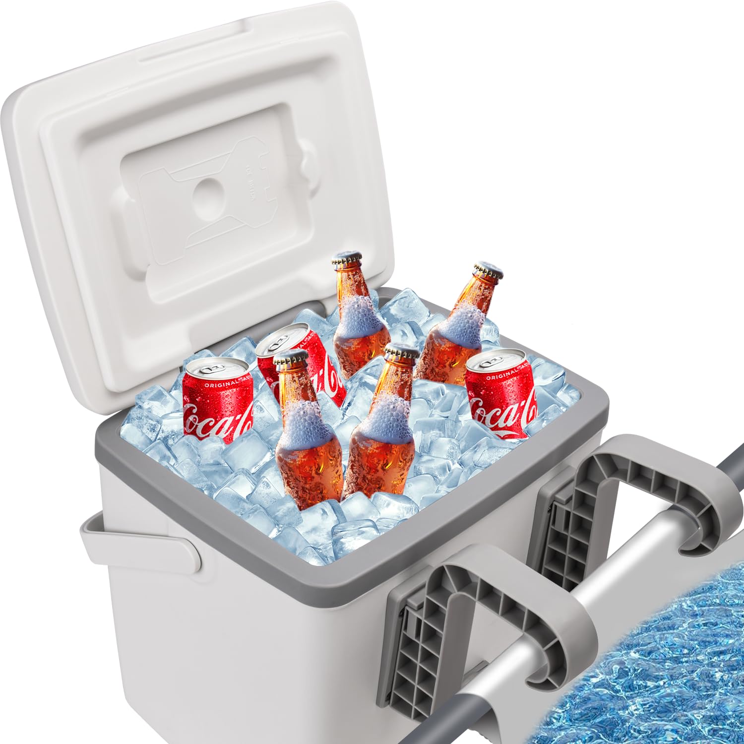 Ice Chest Floaty Cooler Fishing Kayak Floating Cooler U2013 32 QT