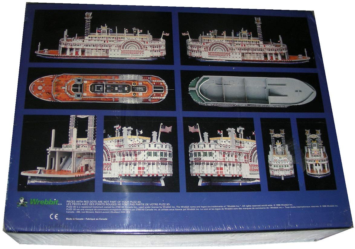 Amazon.com: Puzz 3 D: Mississippi Steamboat (718 Pieces