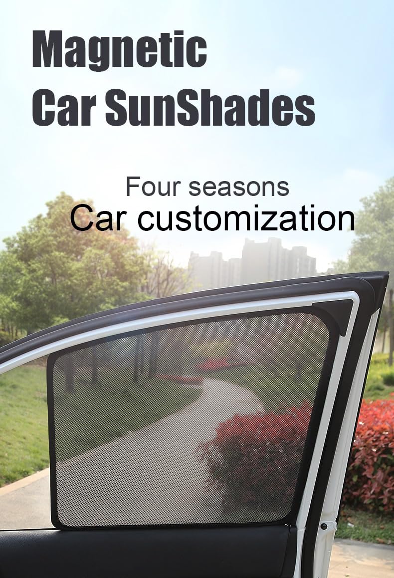 Parasol Coche Para VW para Golf 6 Mk6 2008-2012, parasol para ventana de coche, protección UV, cortina automática, parasol, visera, malla de red Parasol Ventana Coche (Color : 5Pcs Sunshades)