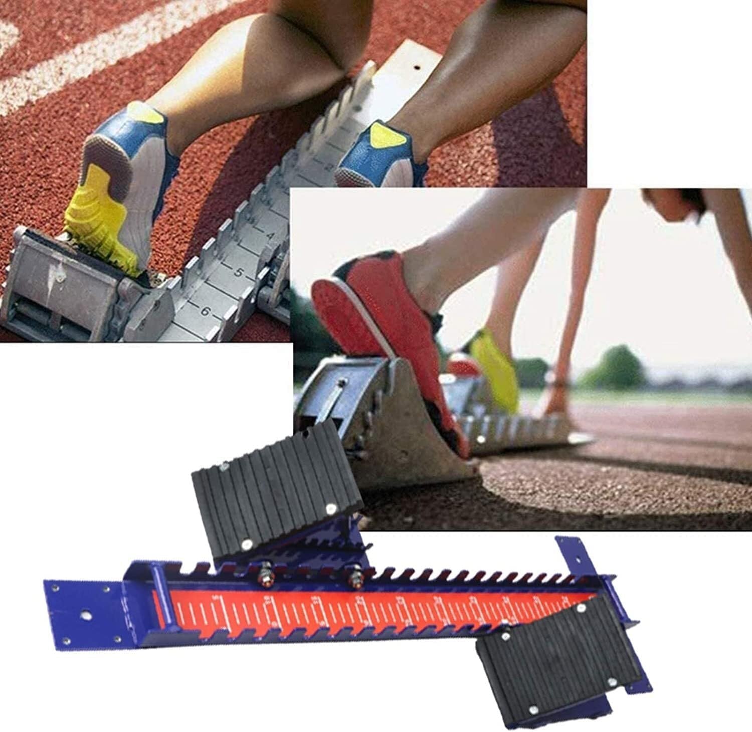 Track and Field Starting Blocks, Competition Starting Blocks with high Pedals, Suitable for high Intensity Training