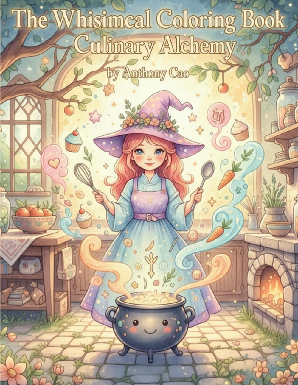 The Whimsical Coloring Book of Culinary Alchemy: Magical Elixirs, Enchanted Brews, and Mystical Laboratory Adventures