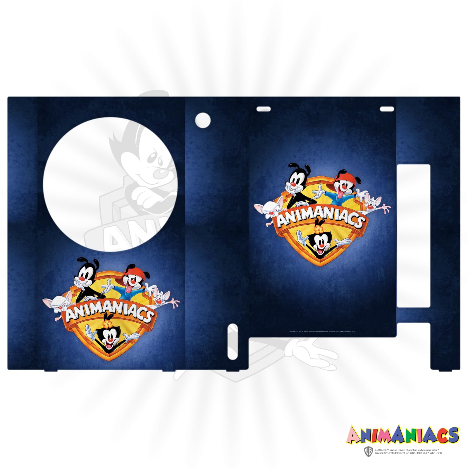 Head Case Designs Sous Licence Officielle Animaniacs Logo Art Graphique Enveloppement De Console De Jeu Et Skins Pour Manette De Jeu Ensemble compatible avec Xbox Series S Console & Controller Bundle