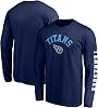 Fanatics Men's Navy Tennessee Titans Big & Tall City Long Sleeve T-Shirt