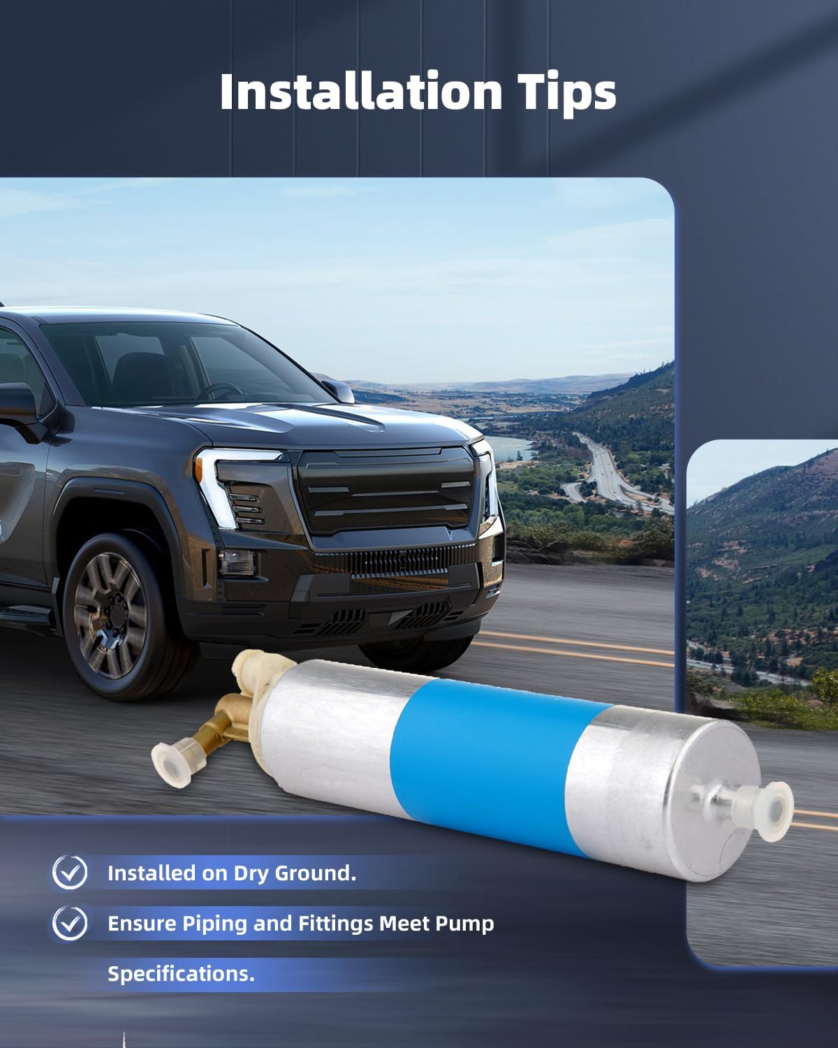 ECCPP Fuel Pump Replacement E8289 With Installation Kit Compatible with AMG CL CLK E G S SL SLK E8289