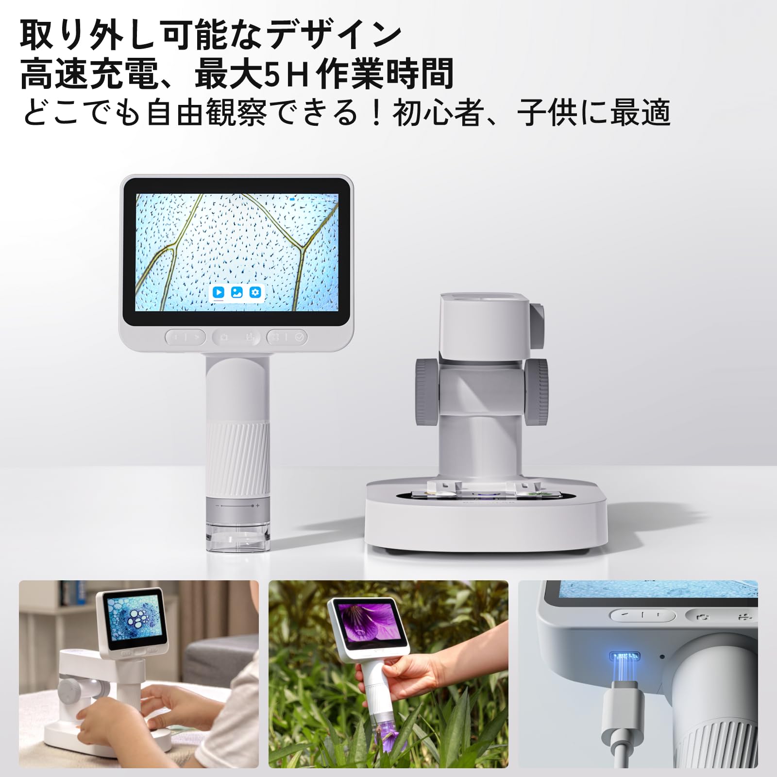 Amazon.co.jp: BEAVERLAB デジタル顕微鏡 ダーウィンM2 人気 撮影