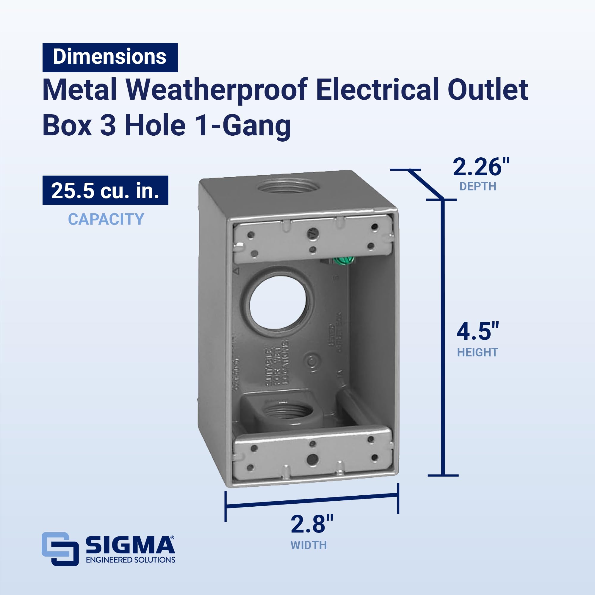3 Gang Electrical Box Dimensions Carlon B349ADJ 3 Gang Adjust A Box
