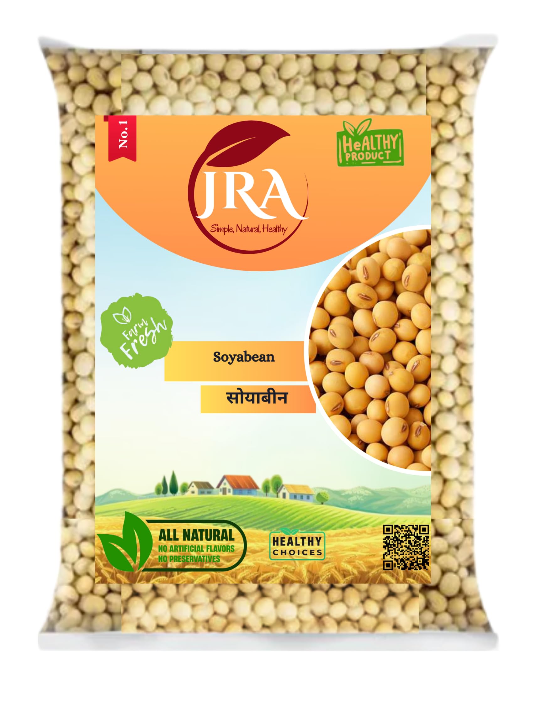 JRA Grains Premium Soyabean | 500 Gram | No Preservatives | No Additives | Rich in Protein (B0D86JX97Q) Amazon Price History, Amazon Price Tracker