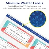 Avery Return Address Labels, Sure Feed and Easy Peel Technology, Glossy White Labels, 2/3" x 1-3/4", Permanent Adhesive, Laser/Inkjet, 600 Total (6523) – view 4