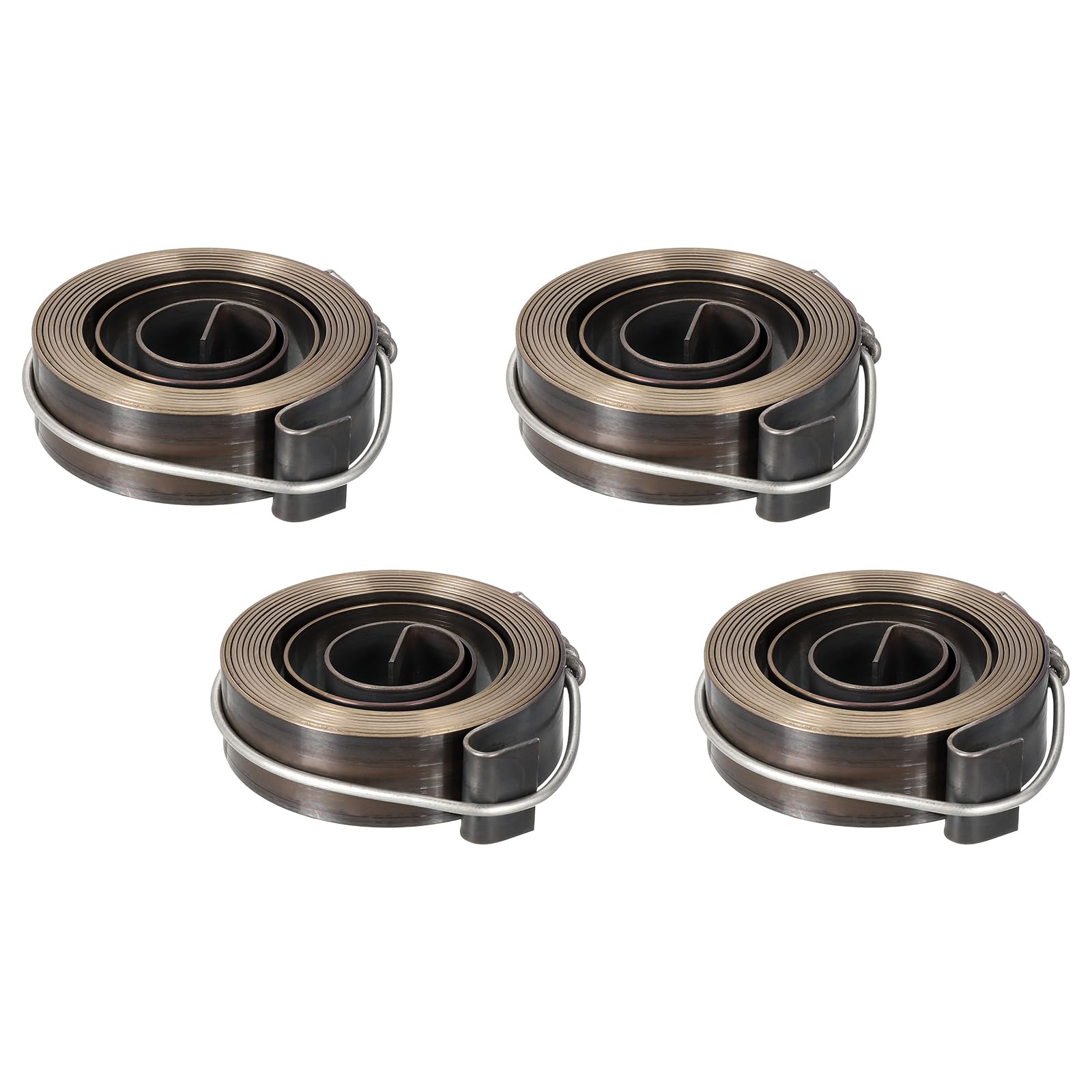 QUARKZMAN Molla per Pressa Trapano Molla Ritorno Mandrino Pressa Trapano Montaggio a Spirale Acciaio per Molle Finitura Nera Chimica Lunghezza Espansa 1800mm Diametro 64 x 19 x 1mm 4pz