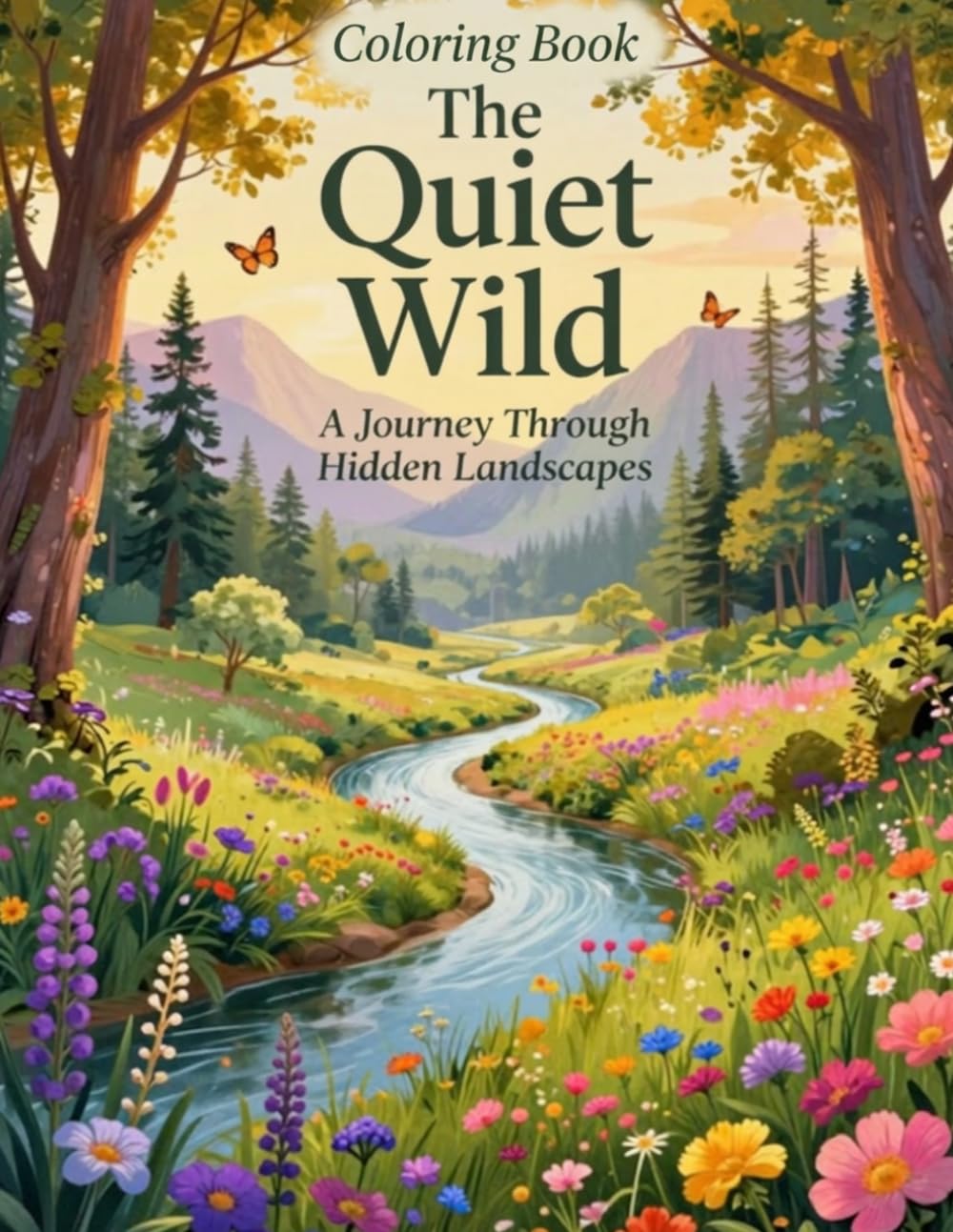 The Quiet Wild - Coloring Book: A Journey Through Hidden Landscapes