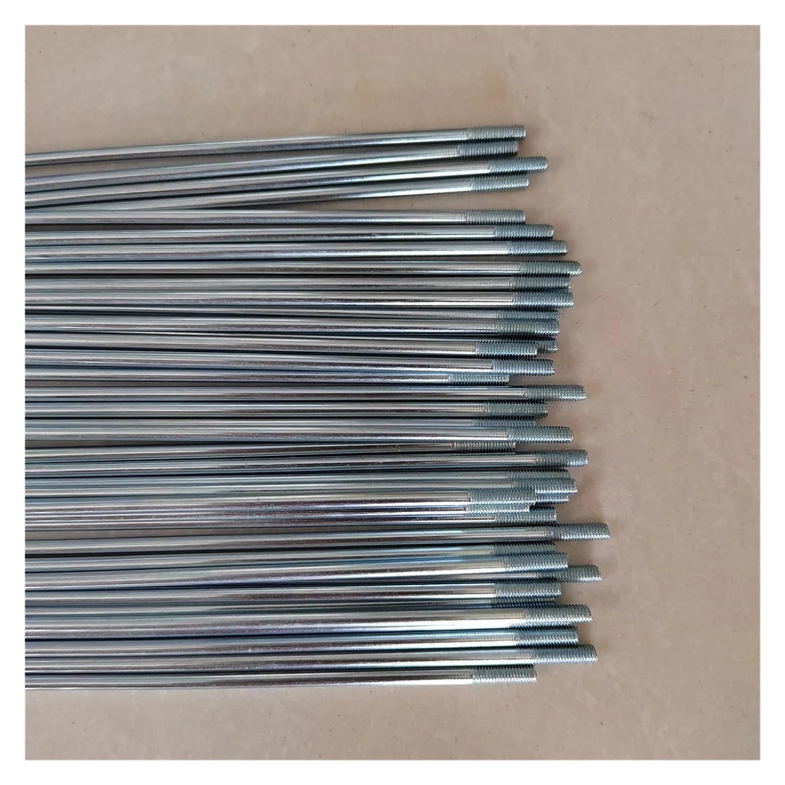 Szprychy do roweru elektrycznego 12 G, 2,5 mm, 170–305 mm, stalowe wygięcie typu J-Bend z sutkami, wytrzymałe, elektryczne do naprawy kół rowerowych (175 mm)