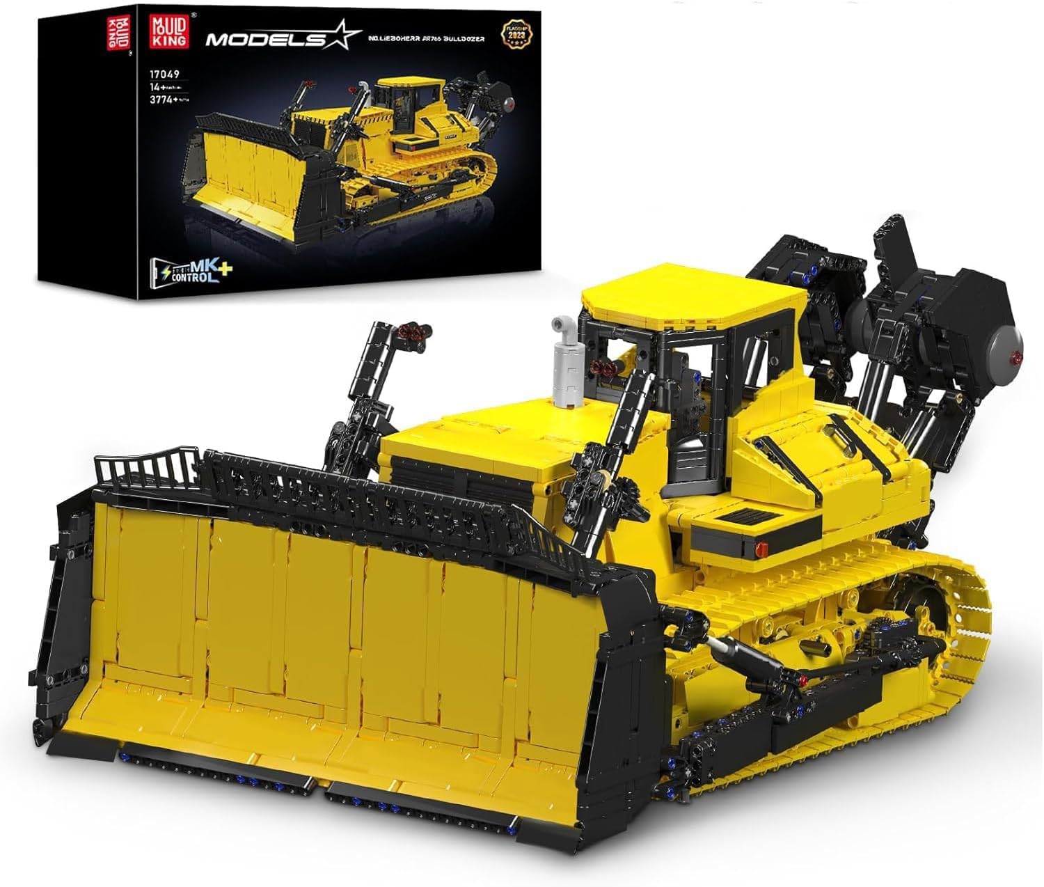 Amazon.com: Mould King 17049 Crawler Bulldozer Building Kits, MOC