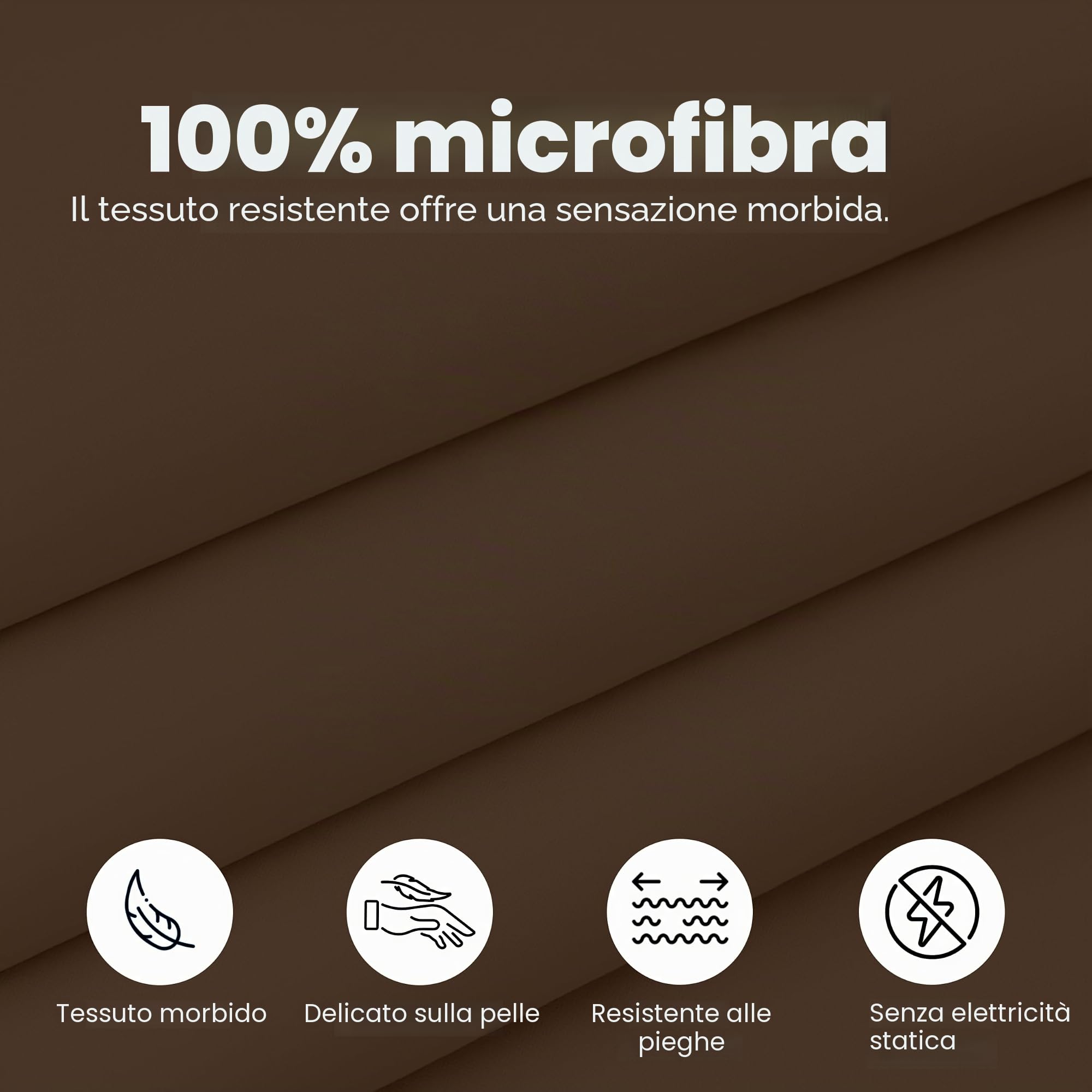 Utopia Bedding Mantovana giroletto matrimoniale, morbida con volant quadruple plissettato, facile da montare, con caduta su misura da 40 cm, qualità alberghiera, resistente al restringimento e allo