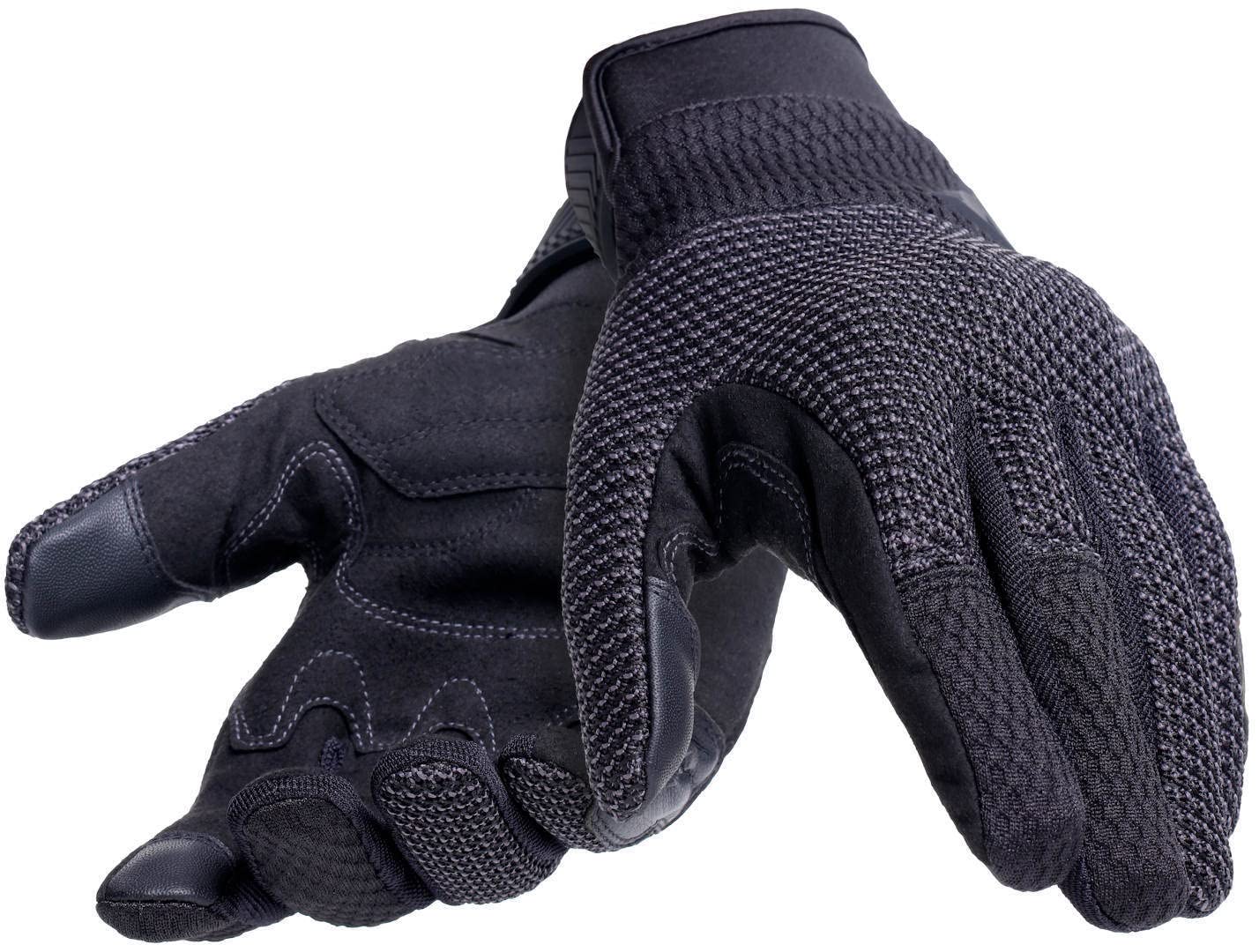 Dainese - Torino Gloves, Herren Textil Motorrad Handschuhe mit Knöchelschutz, Touchscreen Kompatibilität, Motorrad Handschuhe für Männer, Schwarz