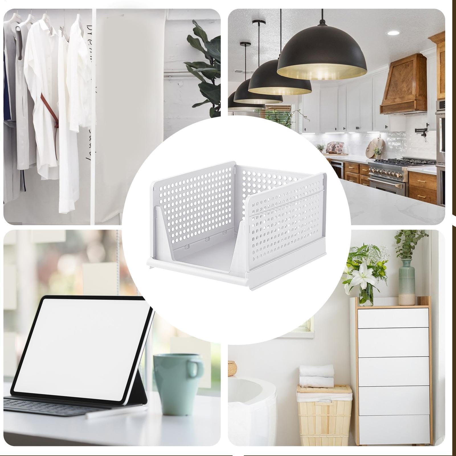 Faltbare Aufbewahrungsbox für Schrankorganizer,Faltbare Schrank-Organizer Faltbare Schubladenorganizer, Aufbewahrungskorb, Platzsparende Multifunktionsbehälter p