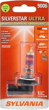 SYLVANIA 9006 SilverStar Ultra Halogen Headlight Bulb, 1 Bulb