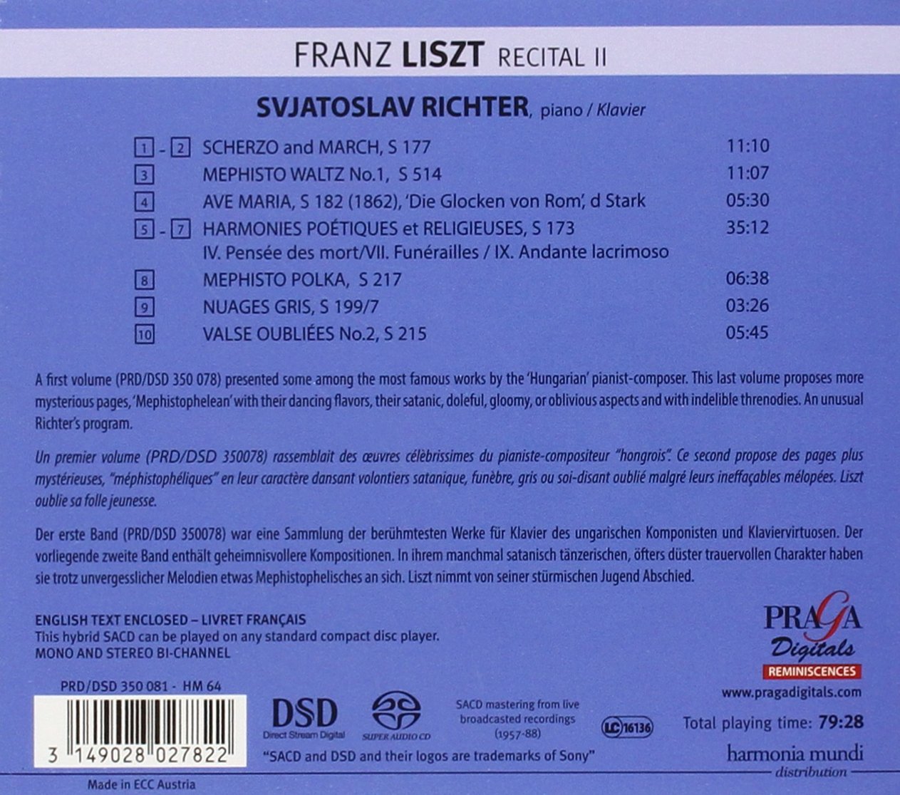 Scherzo And March Mephisto-Waltz No.1 Harmonies