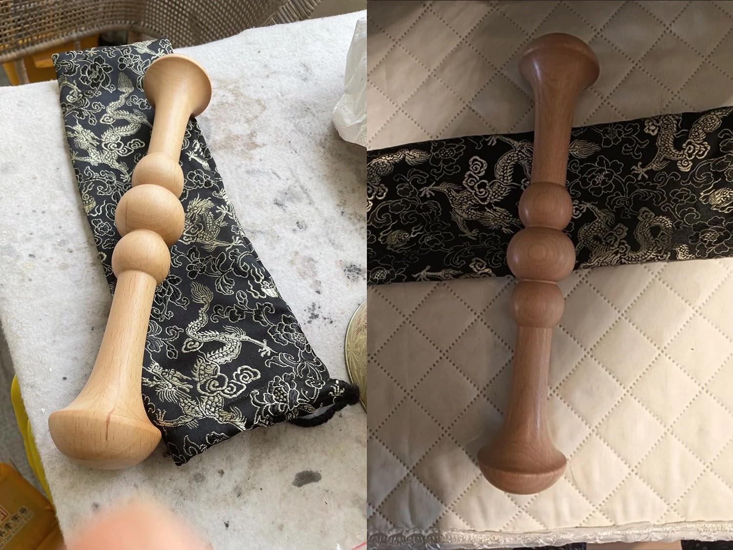 linijki， Linijka do Tai Chi, 30 cm, kij szt walki, trening siły nadgarstka
