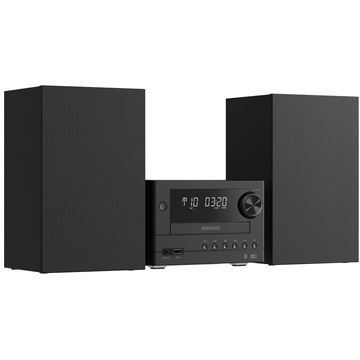 Kenwood M-450DAB - Microimpianto Hi-Fi con Bluetooth 5.4 e Radio Dab+ Nero