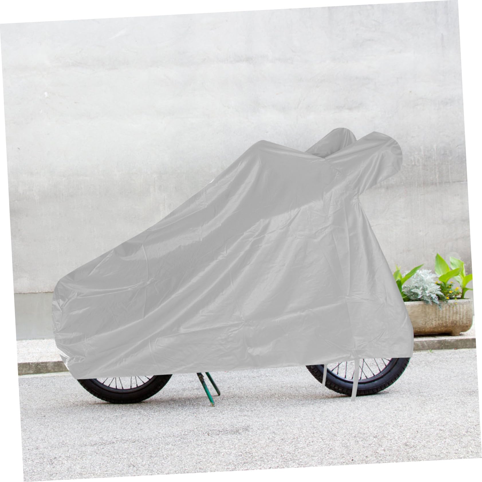 Housse de Protection pour Moto Imperméable en Tissu Oxford 3XL | Gris, Lot de 1, Protection Anti-poussière et Solaire, pour Vélo ou Trottinette Électrique