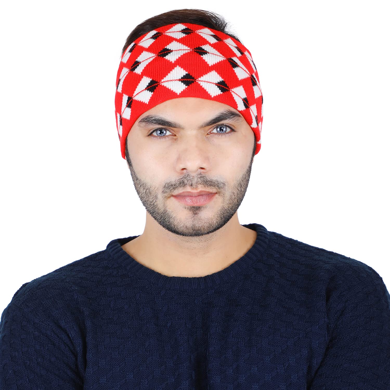 Unisex Warm Woolen Headband Earwarmer Ear Cap for Men and Women-image-9