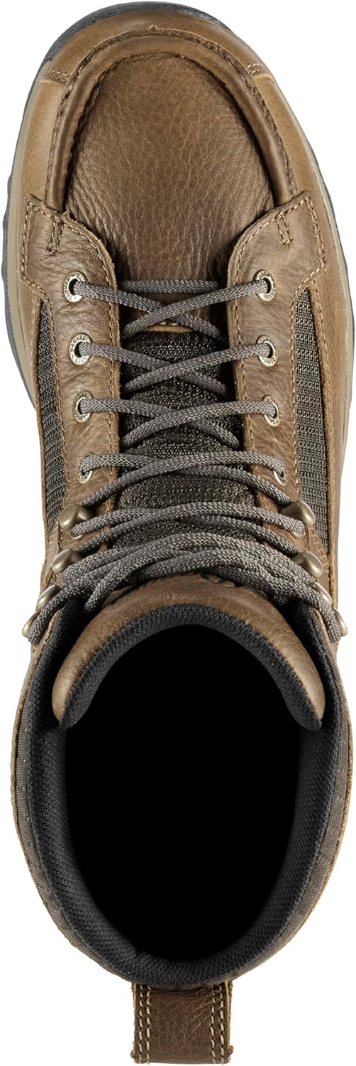 Danner Recurve 7" Moc Toe Hunting Boots - Waterproof Leather & Nylon, Lightweight Traction, Comfort, Brown, Mid-Height