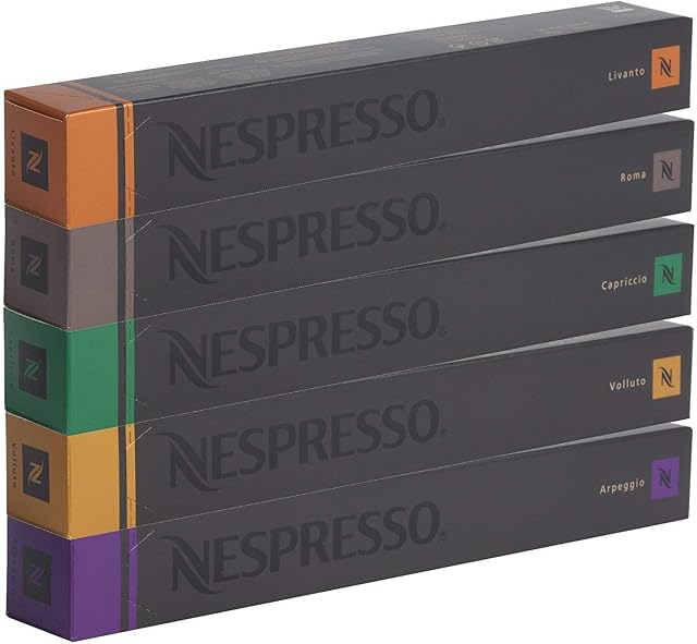 Nespresso Asortyment - 50 kapsułek Espresso, 250 g
