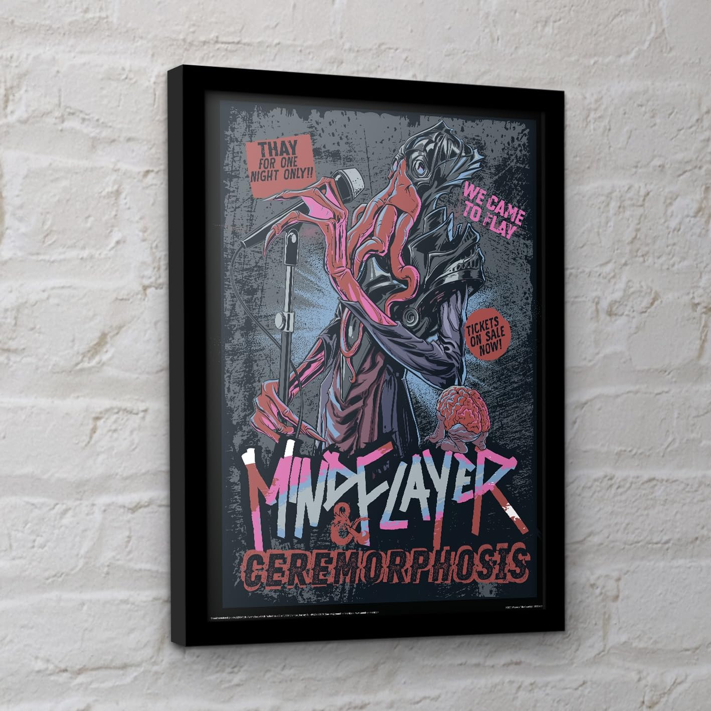 Pyramid International Dungeons & Dragons (Mindflayer Comic) 30cm x 40cm Framed Collector Print One Size