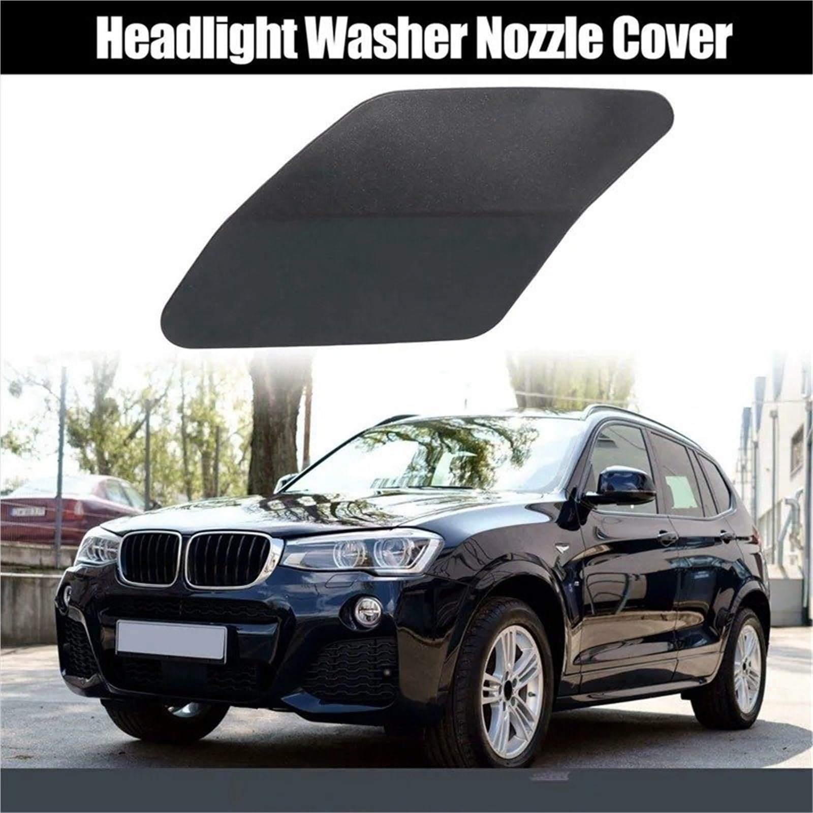 Copertura lavafari Tappo Per BMW Per X6 F15 F16 2015-2019 Copertura Ugello Lavavetri Faro Anteriore Sinistro Piastra Di Spruzzo Acqua Per La Pulizia Dei Fari 51117422903
